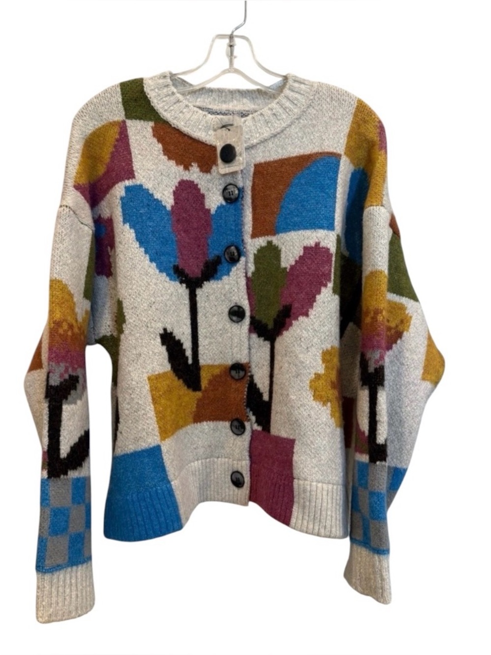 Free People Tulip Whirl Cardigan, NWT Size XS - Picture 3 of 5